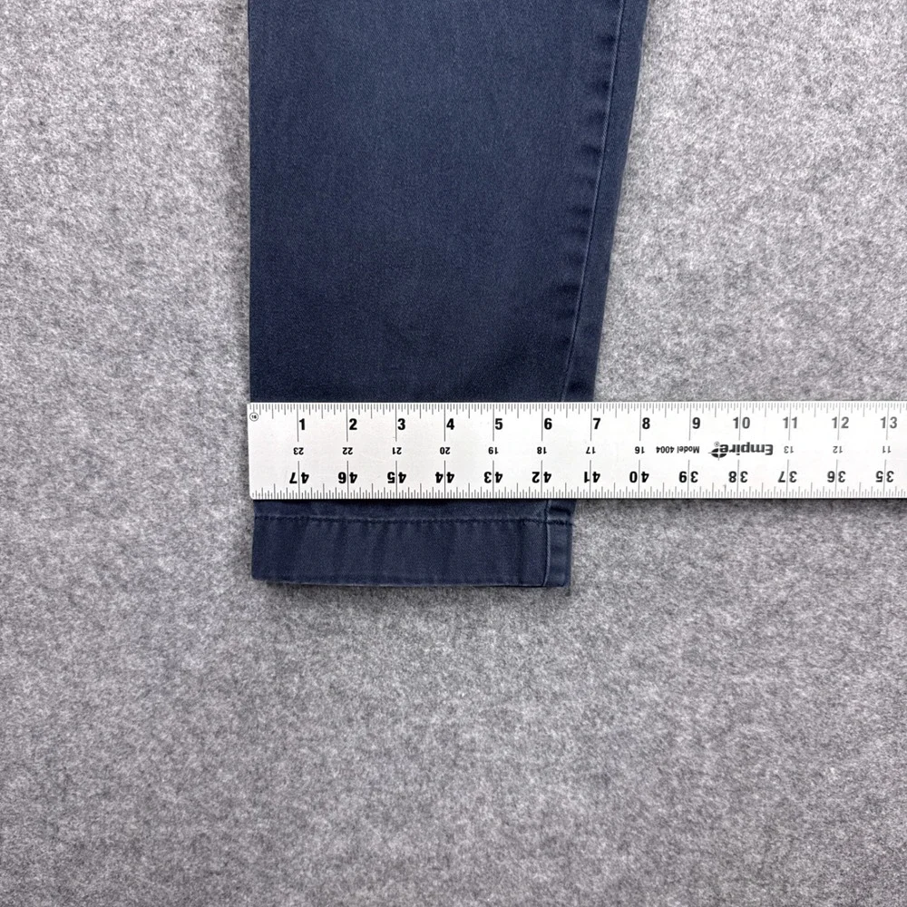 J.Crew Chino Pants The Driggs 32x32 Navy Blue 100% Cotton Slim Fit Twill